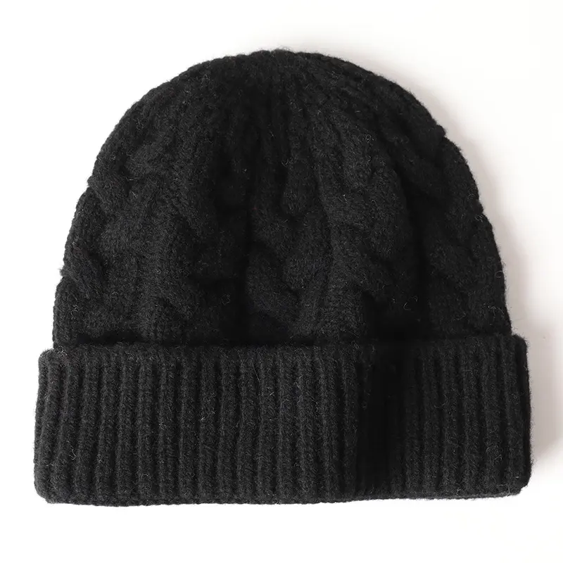 Men's And Women's Warm Thickened Woolen Cap