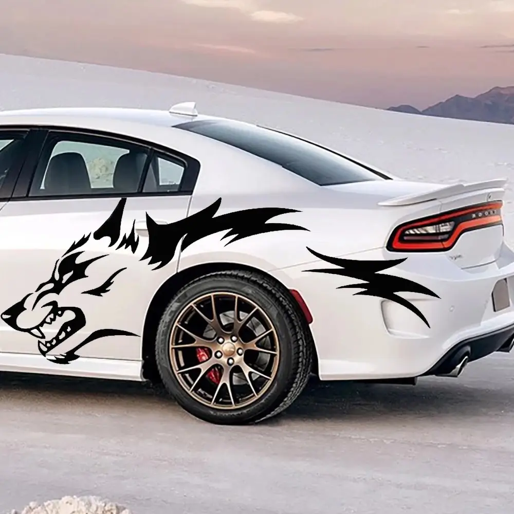 Simple Wolf Totem Decoration Automobile Sticker
