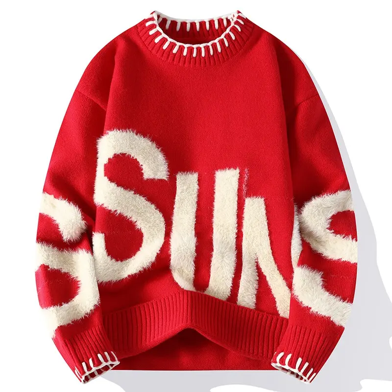 Casual Sweater Men's Long Sleeved Clothing