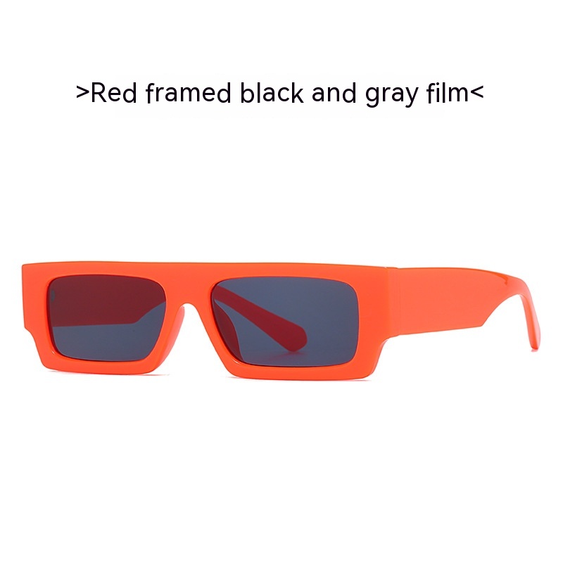 Red Frame Black And Gray Plate