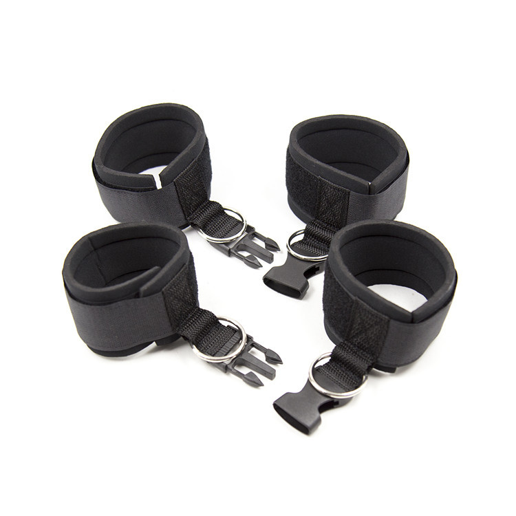 Adult Toys For Couples Hand And Foot Cuffs Sponge Restraints Bondage Handcuffsintimate Black Accessories For Women - Image 1