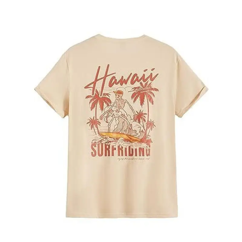 Printed Men's Street Short-sleeved Sports T-shirt