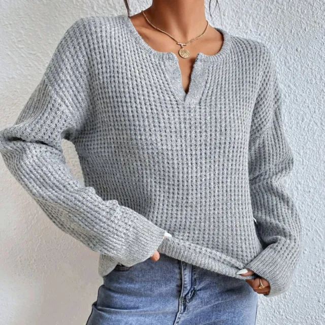 Morning Long Sleeve Sweater Spring Autumn Underwear Comfort And Casual Sweater Dark Gray - Shop at LoveMi