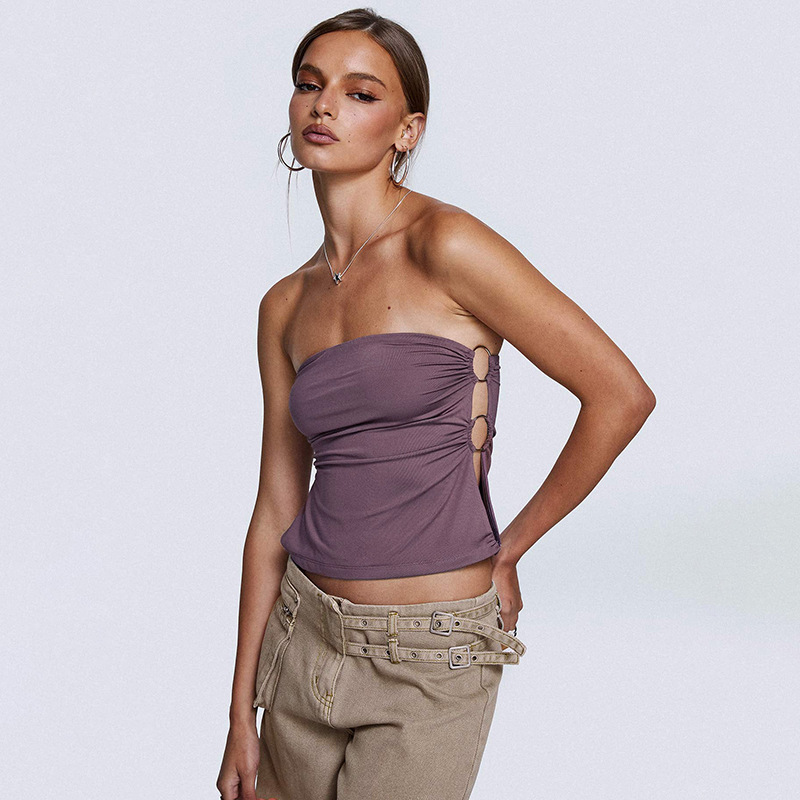 Women's Slim-fit Tube Top Side