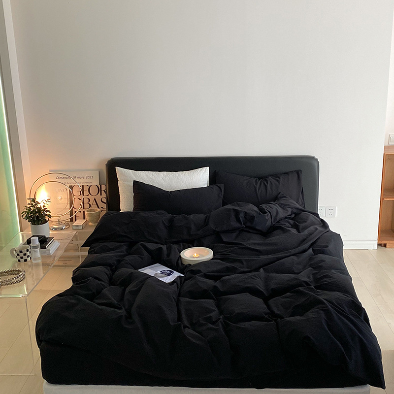 Washed Cotton Bedding Set, 4-Piece, picture 2 of 7