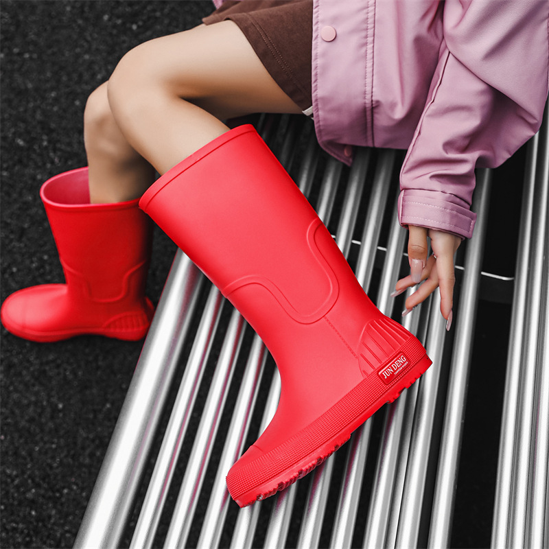 Outdoor Non-slip Waterproof High-top Rubber Rain Boots