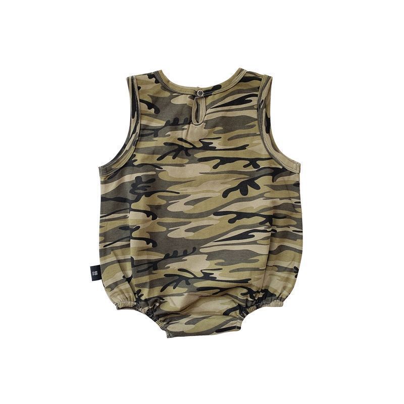 Boys' Summer Sleeveless Vest Romper
