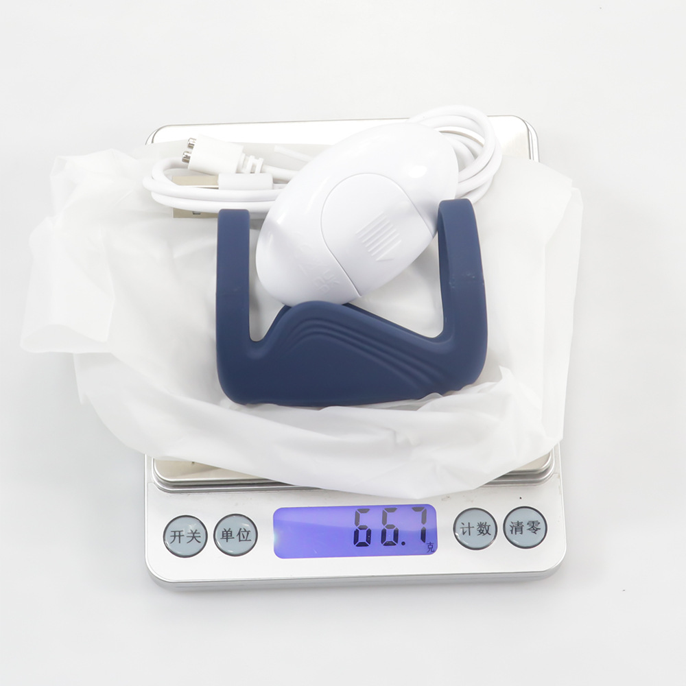 APP Wireless Remote Control Vibration Delay Horseshoe Ring 5