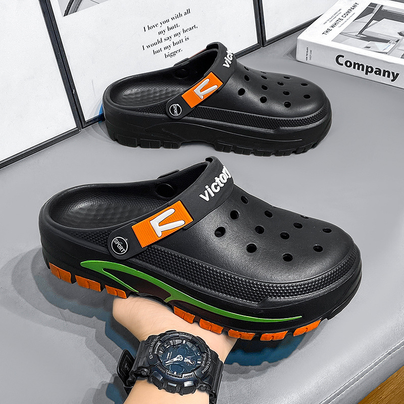 Men's All-Match Casual Breathable Half-Covered Sandals