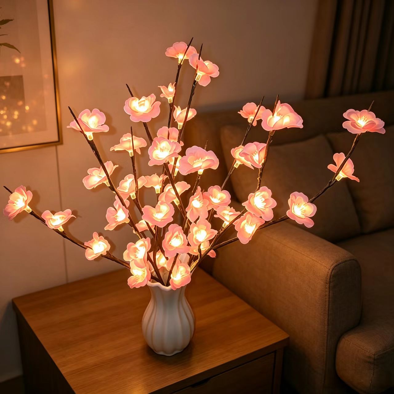 LED Branch-Light Vase-Shaped Creative Design