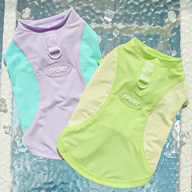 Ice-silk Vest For Small And Medium-sized Dogsoutdoor Sun Protection Pet Clothing