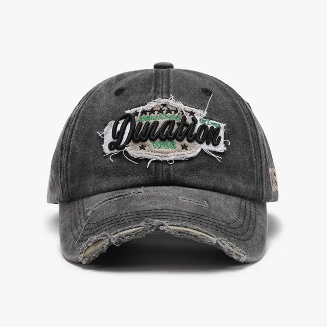 Spring Soft Top Letter Three dimensional Embroidery Men's Baseball Cap Black - Shop at LoveMi
