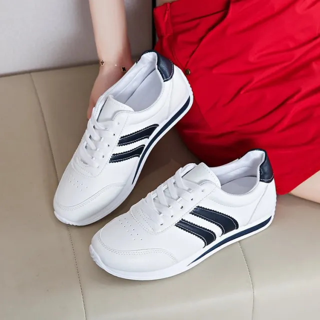 Casual Lace Up Soft Bottom Wild Sneaker Blue - Shop at LoveMi