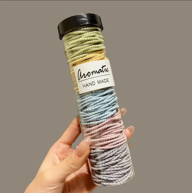 Basic Style Seamless Hair Extension Rubber Band - Morandi