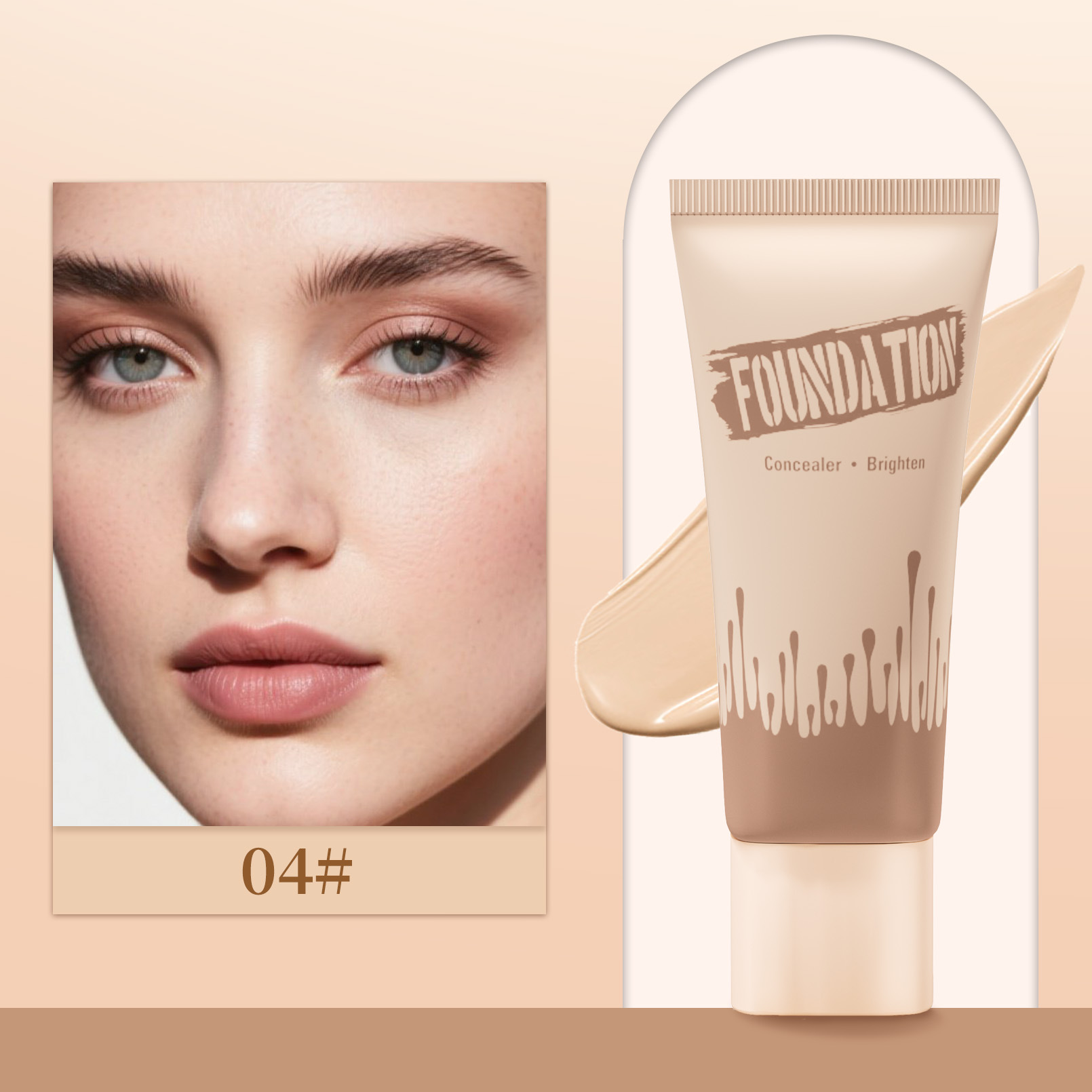 Concealing Foundation Oil Control Makeup Natural BB Cream 9