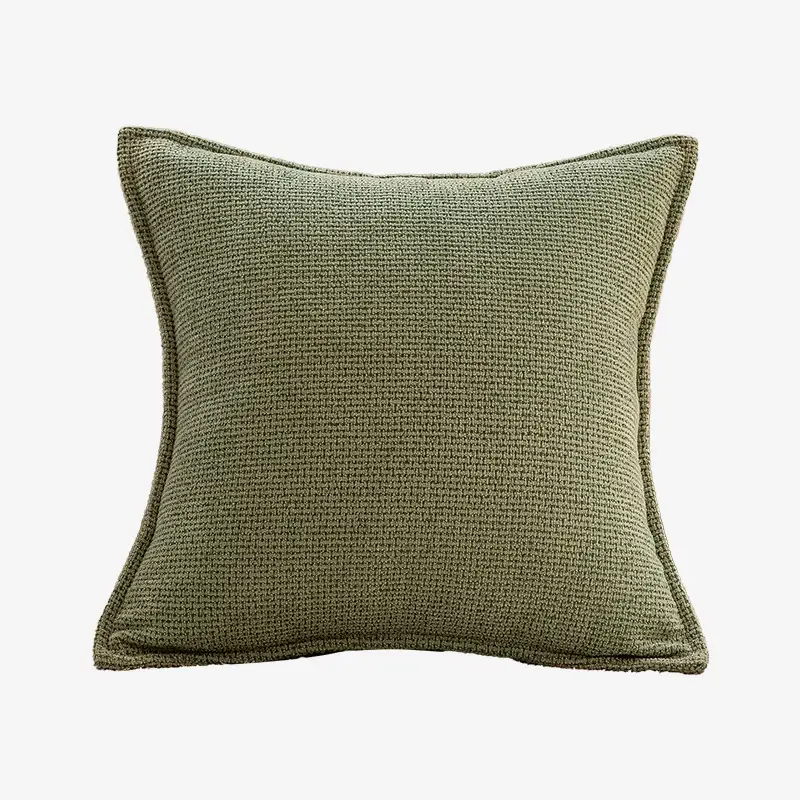 Mori-style Green Healing Living Room Sofa Throw Pillow