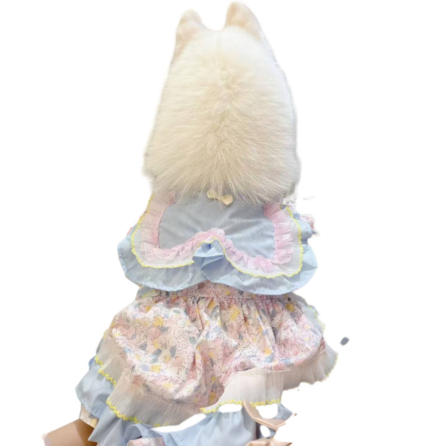 Mesh Dog Dress With Harness For Medium To Large Dogs