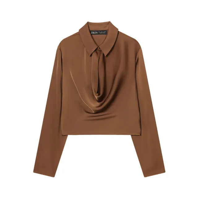 Fashion Loose Casual Design Niche Shirt Top Picture Color S - Shop at LoveMi