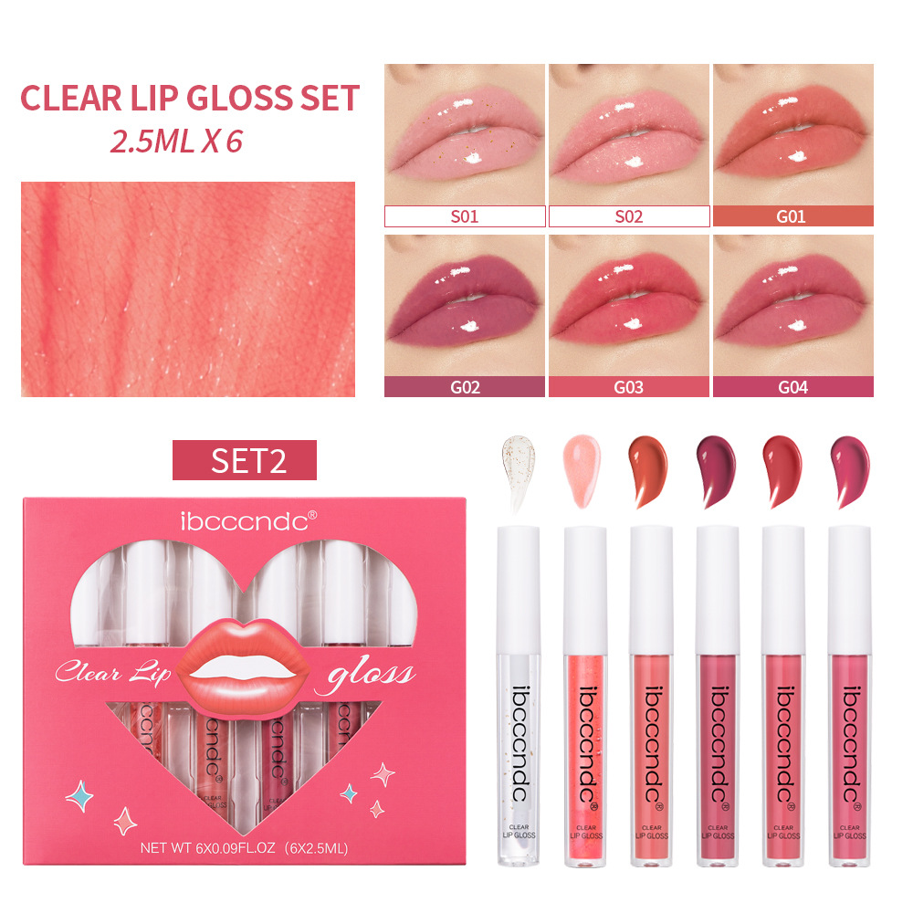 Transparent Lip Gloss Set 2