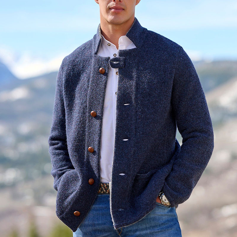 Casual Mid-length Coat And Trench Coat Men