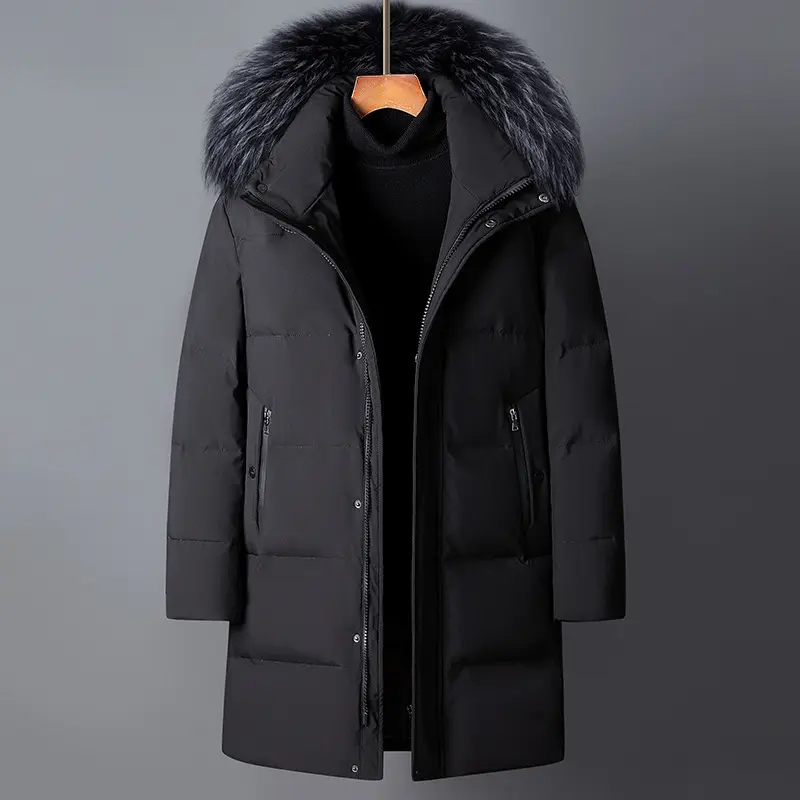 Fur Collar Mid-length Light Luxury Thickened Warm