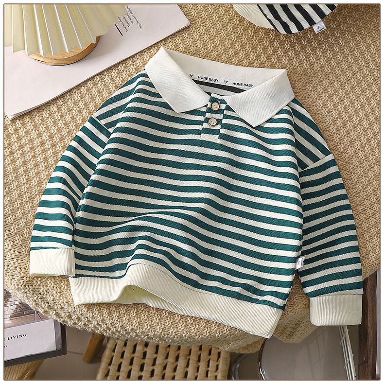 Polo Shirt Green Stripes