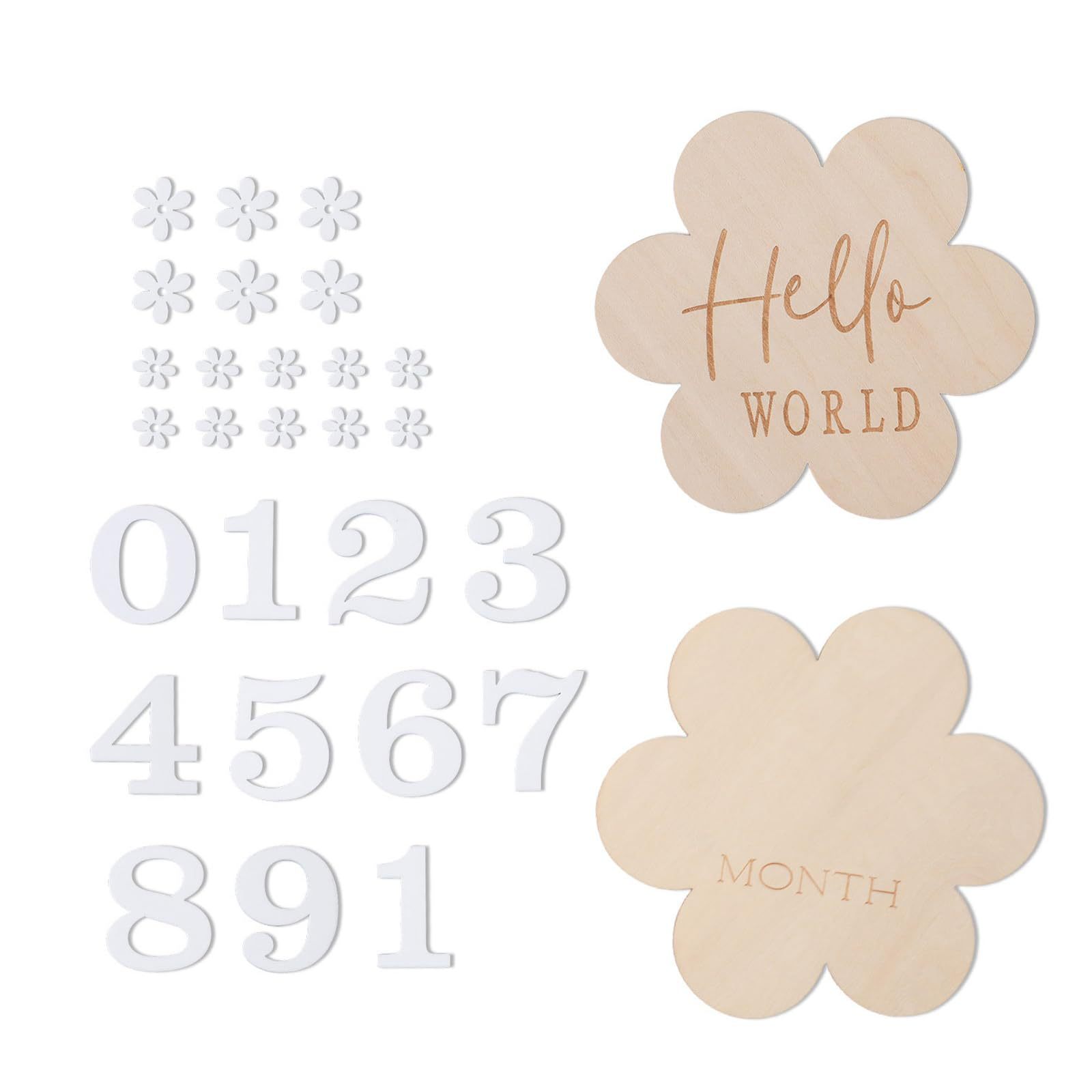 Title 9, Newborn Baby Foto Commemorative Flower 1-12mont...