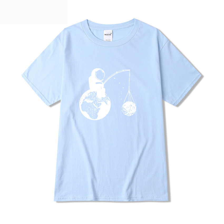 Title 2, Trendy heren T-shirt met losse pasvorm en astro...