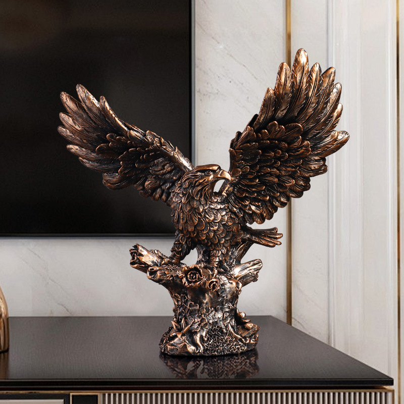 Eagle Figurine, Bronze Finish, picture 3 of 3