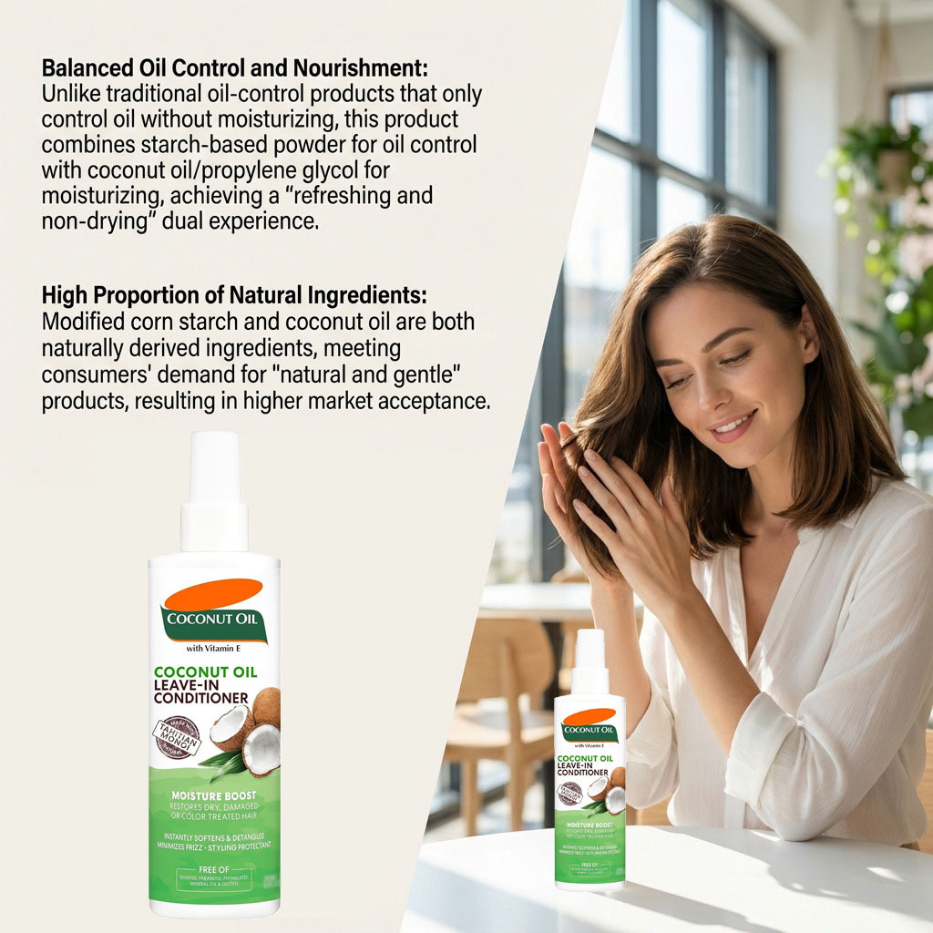 Coconut No-rinse Hair Care Spray