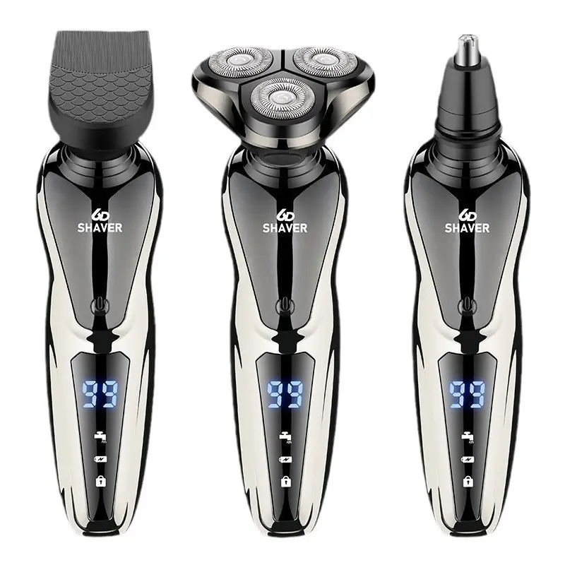 Smart Power Display Fast Charge Fully Washable Multi-function Electric Shaver
