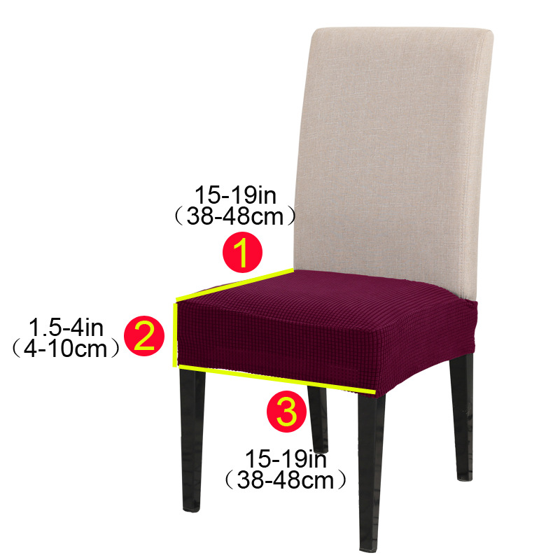 Chair Seat Cushion Covers – Chair Seat Cushion Covers Stretchable Elastic AMÉLIA