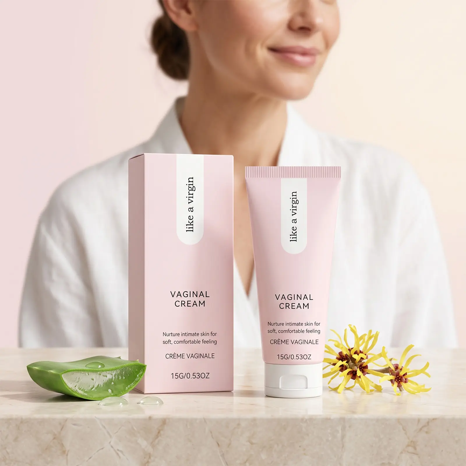 Body Care Cream With A Lightweight Gentle