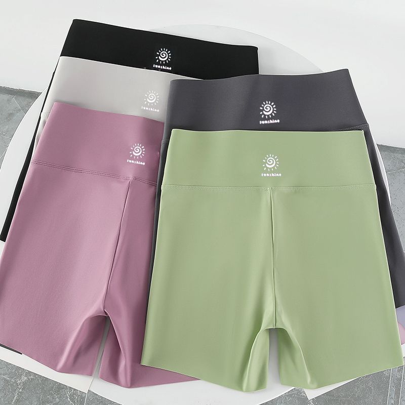 Womens Anti-Exposure Summer Yoga And Fitness 2-in-1 Shorts