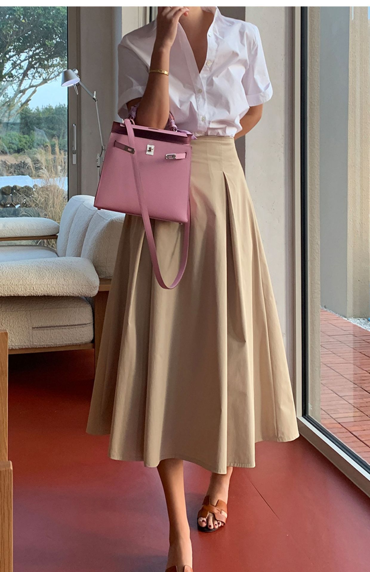Women's Fashionable High-Waisted Elegant Casual Skirt