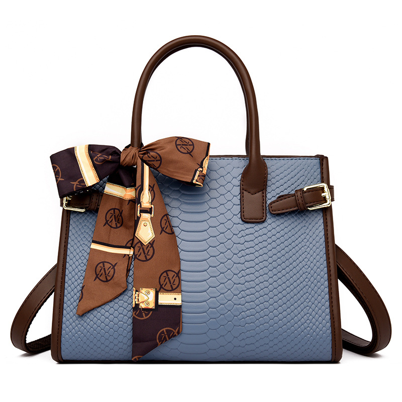 Snake-Print Leather Crossbody Bag, picture 5 of 7