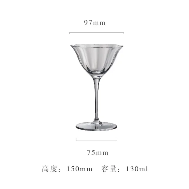 Light Luxury Red Wine Lace inserted High leg Crystal Glass Transparent Martini Cup - Shop at LoveMi