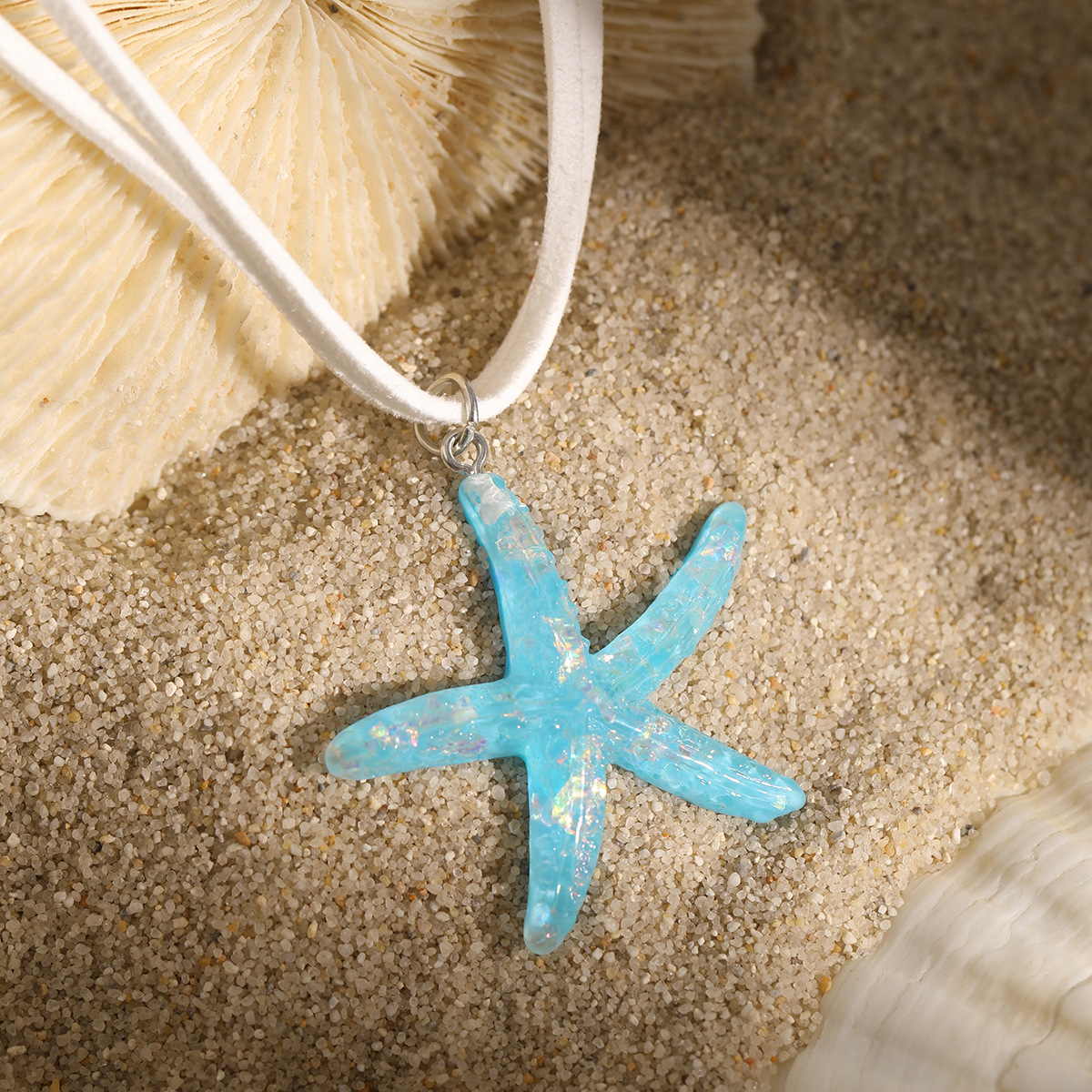 Women's Personalized Alloy Starfish Tassel Necklace