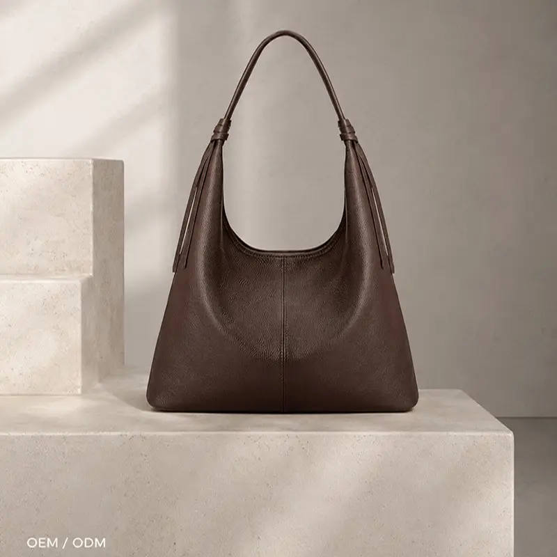Sophisticated High-capacity Underarm Shoulder Bag