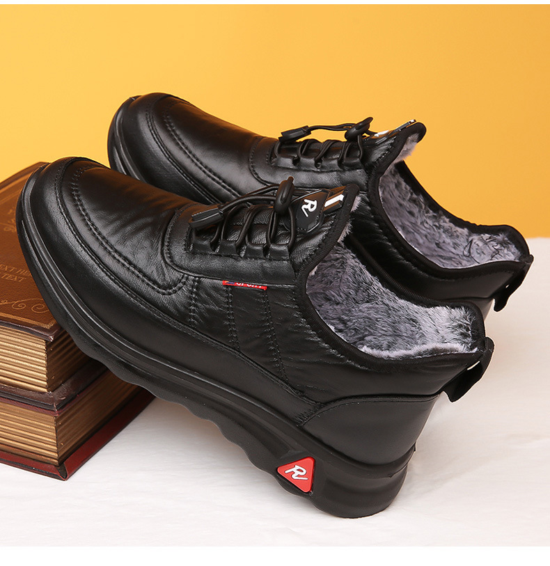 Cotton Padded Shoes Black