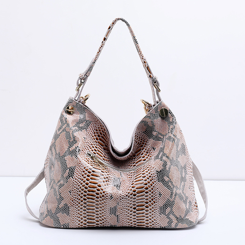 Women's Genuine Leather Large-Capacity Shoulder Handbag