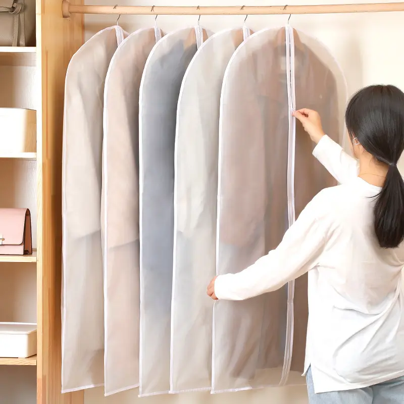 Clothes Hanger Dress Coat Dust Cover Home