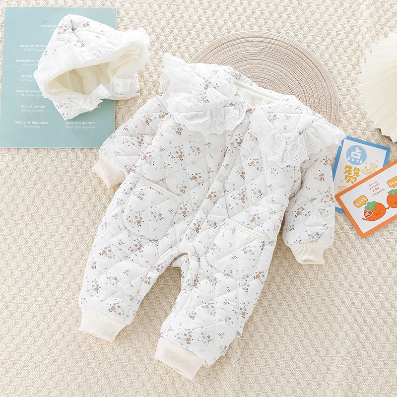Baby Bodysuit Thickened And Warm For Autumn And Winter