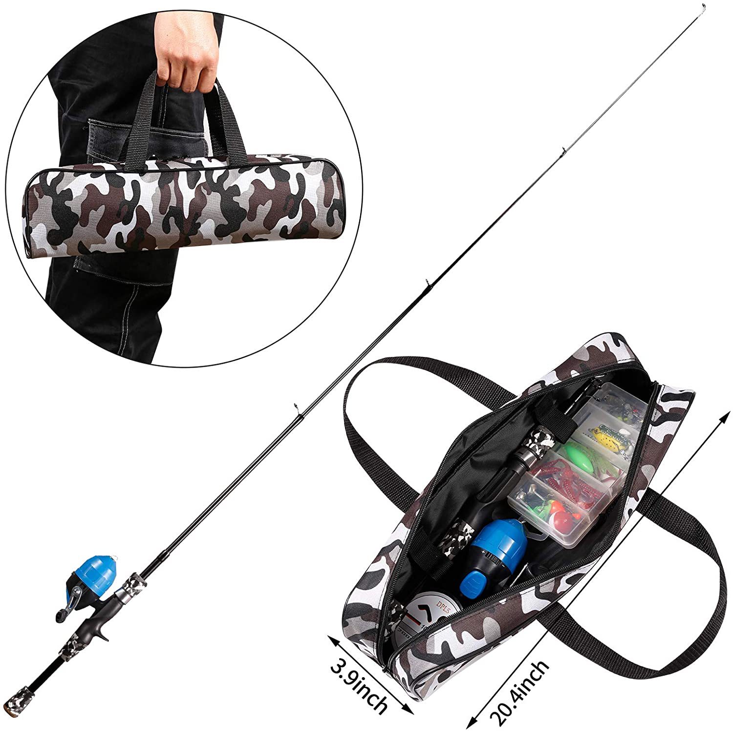 Title 8, Children and Teenagers Outdoor Fishing Equipmen...