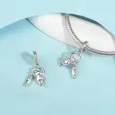 Silver-plated Bead Cute And Whimsical Starfish Bracelet Charms view 13