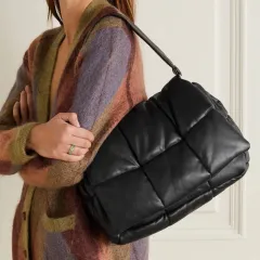 Rhombus Envelope Simple And Easy Matching Bag For Girl - Black - View 1