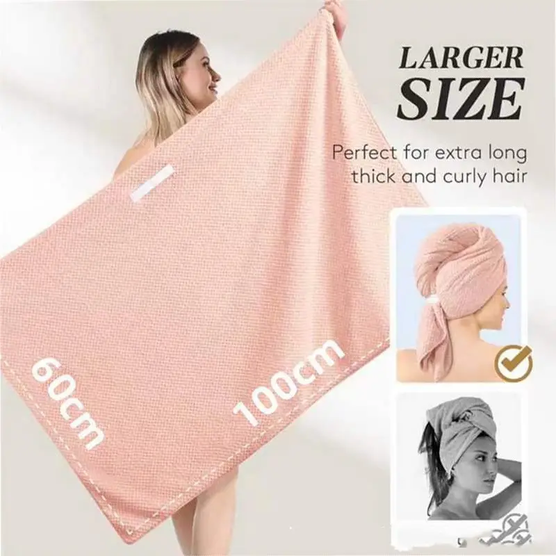 Hair-drying Cap Coral Fleece Quick-drying Thickening Hair