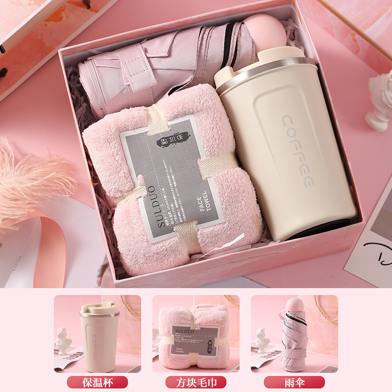 Pink Marble Gift Box Package L