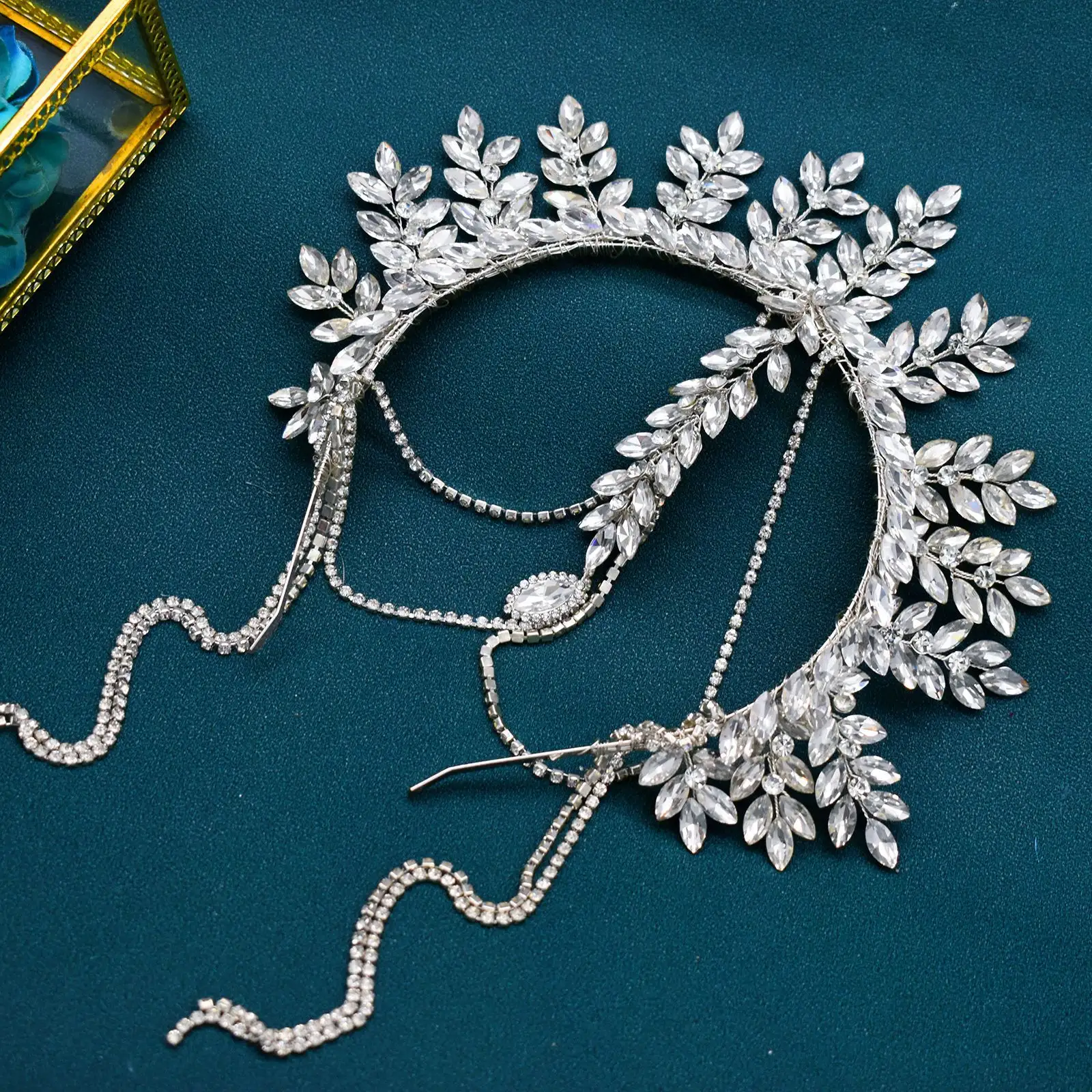 Bridal Rhinestone Wedding Gown Accessories Creative Hair-clipping