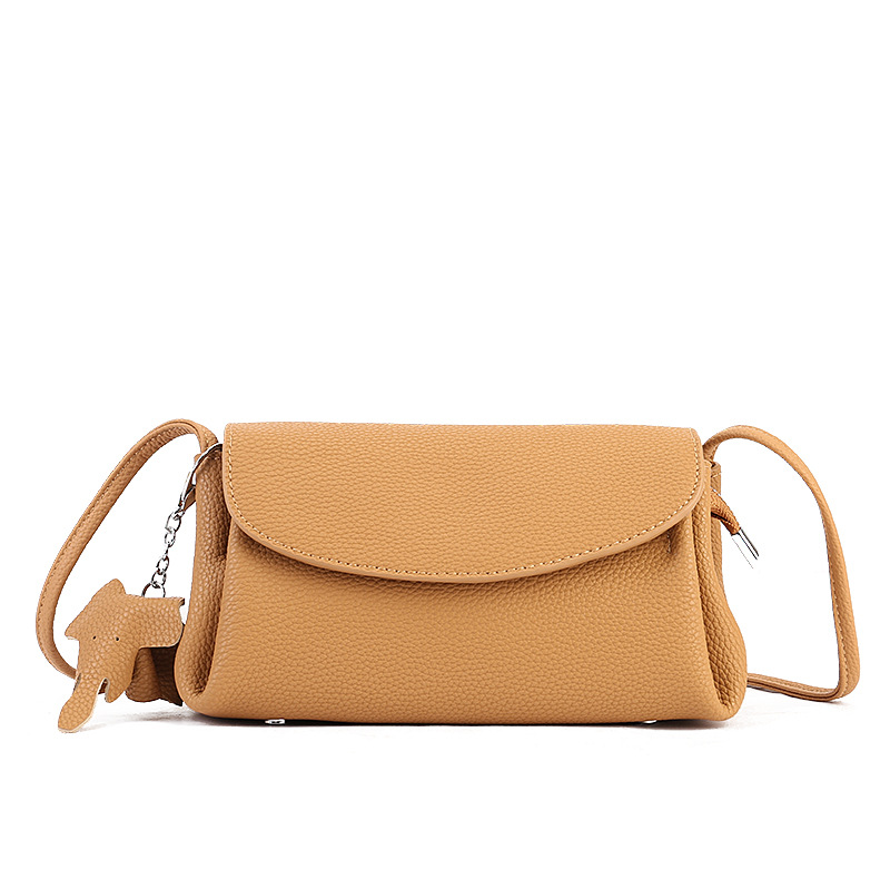Soft Cowhide Pleated Underarm Crossbody Bag For Women 3